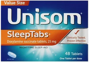 Tabletas con pestañas para dormir Unisom, 48 unidades - Imagen 1 de 10