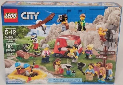 LEGO 60202 People Pack - Aventuras al aire libre Ciudad bebé águila tienda bote Foto 1 de 2