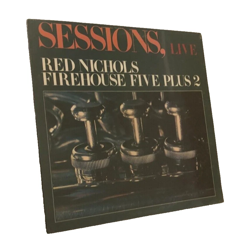 Sessions, Live CAL 3006 Calliope Red Nichols Firehouse 5 Vintage 1976 Vinyl New Foto 1 de 2