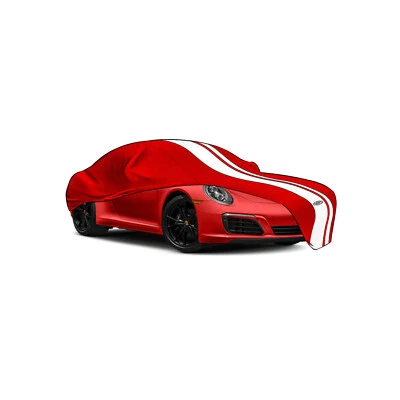 FUNDA COCHE SHOW SAAS PORSCHE 911 928 996 BOXTER CAYMAN se adapta a 5,0 m ROJO GRANDE Foto 1 de 4