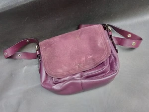 KATE SPADE Bag Purse Chantalle Waterton Crossbody Suede Plum Purple WKRU4622 - Picture 1 of 21