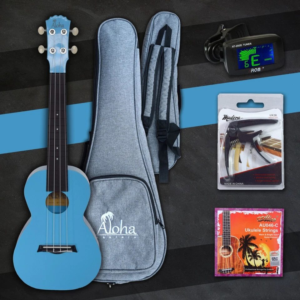 Ukulele 23'' ABS Concert + Bag, Tuner, Capo, Extra Strings (Canadian Brand) - Image 1 of 1