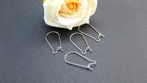 Lot 20 supports boucles d'oreilles acier inoxydable argentés - Imagen 1 de 1