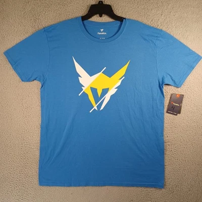NUEVO CON ETIQUETAS Camiseta Azul Blizzard Overwatch League Gaming Para Hombre Talla XL Valiant Team Foto 1 de 4