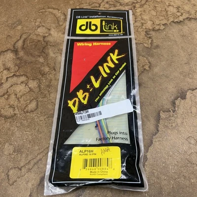 DB Link Alpine 16 Pin ALP16H Amplifier Kit Wiring Harness New Sealed - Image 1 of 4