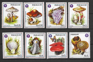 Paraguay champignons série de 8 timbres neufs MNH /TE5613 - Imagen 1 de 1