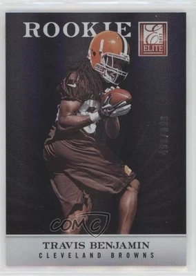 2012 Elite Rookie /999 Travis Benjamin #193 Rookie RC - Image 1 of 2