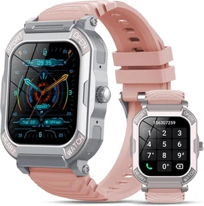 Smart Watch For Men Women, 1.85 Smartwatch Answer/Make Calls, 113 Sports Modes - Picture 1 of 13