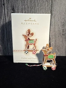 NEW! Hallmark Ornament 2009 “Dasher and Dancer” - Santa's Sleigh Collection - - Picture 1 of 4