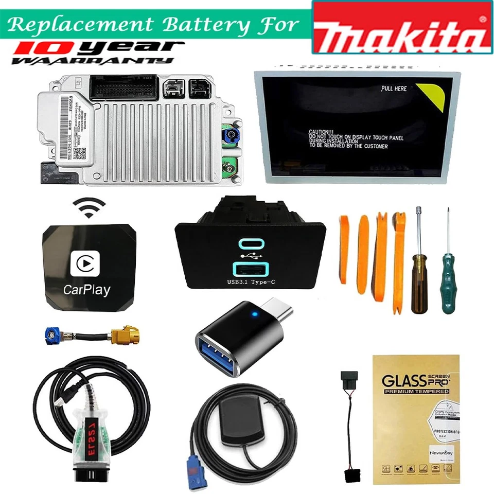 Factory SYNC2 to sync3 kit 3.4 Wireless Carplay Fit for Ford F150 APIM NA224 map