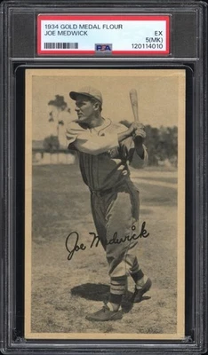 R313A 1934 Joe Ducky Medwick PSA 5 (MK) **HOF Low Pop** Foto 1 de 2