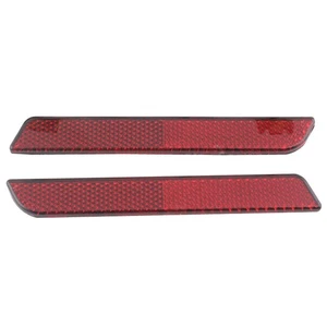 Red Saddlebag Latch Visibility Red Reflector For Harley Touring Glide 1996-2013 - Picture 1 of 18