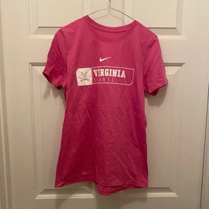 New UVA Virginia Cavaliers Women's Tennis Team Issue Nike Logo T-Shirt Large - Picture 1 of 3