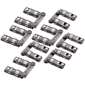 16 Pcs Hydraulic Roller Lifter Set w/ Link Bar for Ford SBF 221 255 260 289 302 - Foto 1 di 20