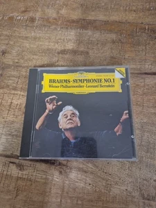 Brahms: Symphony 1 / Tragic Overture Music CD Philharmoniker Bernstein - Picture 1 of 6