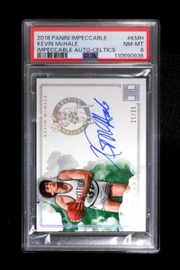 2018 Panini Impeccable Kevin McHale #BS-KMH Auto /25 Boston Celtics NBA PSA 8 - Picture 1 of 11