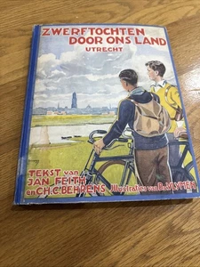 VTG Dutch book titled "Zwerftochten door ons land - Utrecht" 1931 Illustrated - Imagen 1 de 22