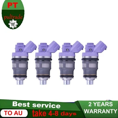 4x 23250-76010 OE Fuel Injectors For 1991-1997 Toyota Previa Estima 2.4L 2TZFE - Image 1 of 4