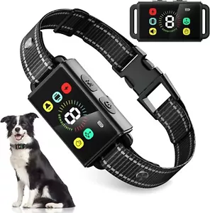 2025 Anti Bark Dog Shock Training Collar Rechargeable Waterproof LCD Pet Trainer - Picture 1 of 7