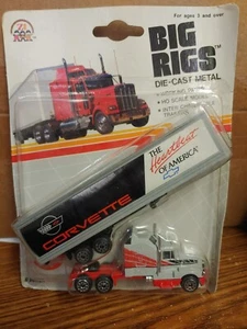 Seltene 1993 Zee Toys Ho Scale Big Rigs Druckguss Heartbeat Of America Corvette - Bild 1 von 6