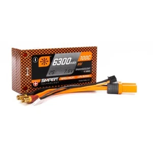 Spektrum 7.6V 6300mAh 2S 100C Smart Race Shorty Hardcase HV-LiPo Battery - Picture 1 of 4