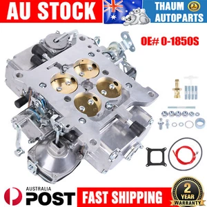 4 Barrel Carburetor 600 CFM Manual Choke 0-1850S SQ BORE VAC SEC For Holley 4160 - Picture 1 of 21