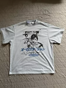 vintage y2k 2000s anime Blue City Pop 200 graphic t shirt size Large - Picture 1 of 3