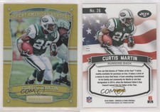 2016 Panini Rookies & Stars Great American Heroes Gold /25 Curtis Martin #26 HOF