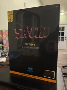 McFarlane Gold Label The Clown Spawn Black Light Edition 7" Figure NEW 2024 - Picture 1 of 5