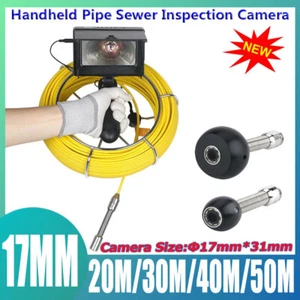 4.3 Inch LCD Monitor 17mm Handheld Industrial Pipe Sewer Inspection Video Camera - Picture 1 of 9