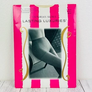 NUEVO Victoria's Secret Lasting Luxuries Control Top Pantimedias Crema Talla PEQUEÑA - Imagen 1 de 6