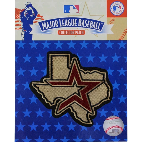 Houston Astros Black Sleeve Emblem Patch Jersey Official Home Road MLB Logo Cover