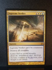 Supreme Verdict Return to Ravnica Magic Mtg VLP See Detailed Pictures