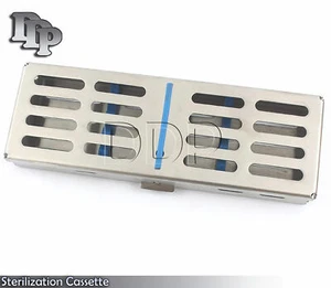 Portacasetes para instrumentos dentales bandeja caja esterilización autoclave 4-7-10 - Imagen 1 de 5