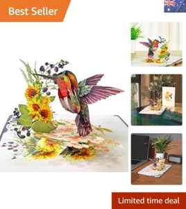 Elegant Handcrafted 3D Flower Card - Perfect for Mother's Day Celebrations - Picture 1 of 11