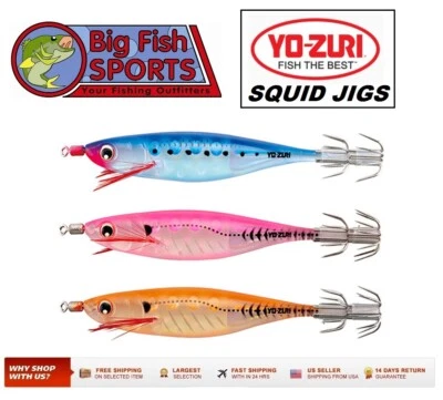 Isca YO-ZURI SQUID JIG Ultra Aurora afundando 3-3/4 polegadas gabarito lula #A1683 - Imagem 1 de 4