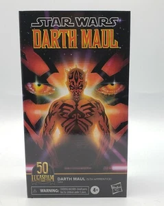 Figura Darth Maul 50 Aniversario Star Wars Serie Negra Aprendiz Sith - Imagen 1 de 9
