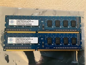 Nanya 4GB (2X2GB) PC3-10600 DDR3-1333MHz non-ECC Unbuffered CL9 240-Pin DIMM - Picture 1 of 1