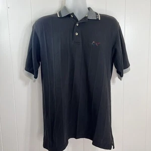 Greg Norman Collection Black Cotton Short Sleeve Golf Polo Shirt Size S - Picture 1 of 9