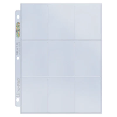 Ultra PRO 10x Silver Series 9-Pocket Pages Seiten Sammel-Karten Pokemon Album - Bild 1 von 3