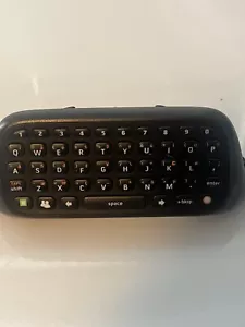Official Xbox 360 ChatPad Black Controller Keyboard X852479-001 Untested - Picture 1 of 3