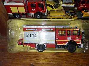Pompiere 1/43 Ixo Mercedes 1224 FPT Hachette Collezione Camion Miniature - Foto 1 di 1