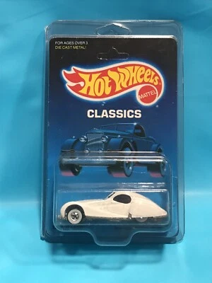 Hot Wheels 1988 Classics Talbot Lago White Vintage Unpunched Card  - Image 1 of 4