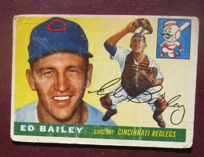 1955 Topps Ed Bailey (Cincinnati Redlegs) #69 Low Grade - Image 1 of 2