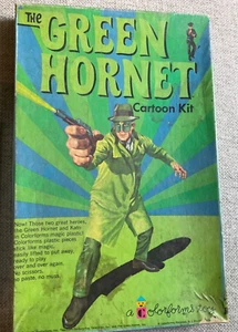 The Green Hornet Cartoon Kit Bruce Lee Vtg 1966 Colorforms - Missing ONE Sticker - Picture 1 of 21