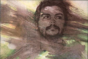Politik Revolution Ernesto CHE Guevara "Homenaje al Che" Postkarte Künstlerkarte - Picture 1 of 2