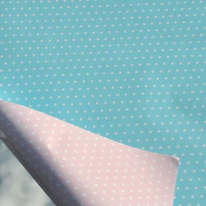 Geschenkpapier zur Geburt, Taufe, Baby rosa und hellblau - Meterware (2,63€/m²) - Bild 1 von 2
