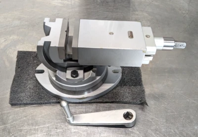 Tornillo de máquina GIBRALTAR 4" - Ángulo de 2 vías - Base giratoria 110027 Foto 1 de 4