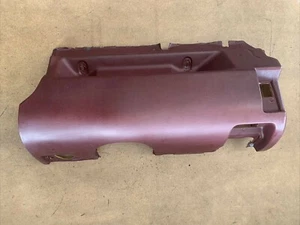 1986-1989 MERCEDES 300E Front Driver Knee Bolster Lower Panel Burgundy OEM - Picture 1 of 12
