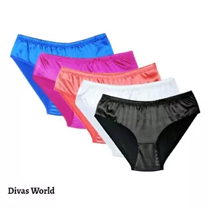 Mutandine in raso setoso donna mutandine morbide donna uomo intimo confezione da 1 o 5 - Foto 1 di 57